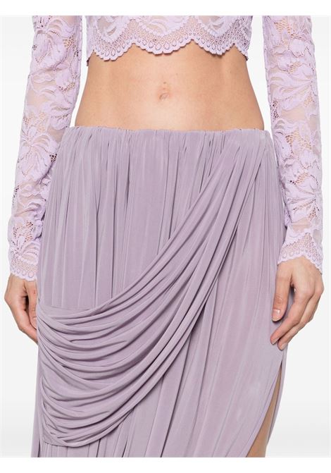 Gonna midi drappeggiata in lilla Christopher Esber - donna CHRISTOPHER ESBER | 25014612MV